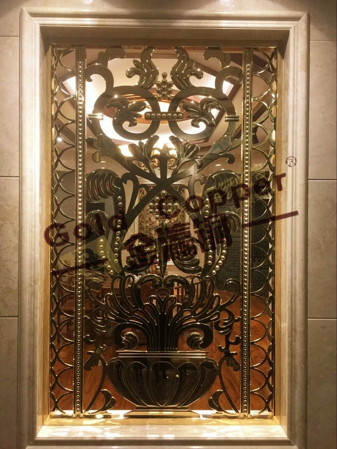 銅屏風(fēng)隔斷 銅屏風(fēng)隔斷