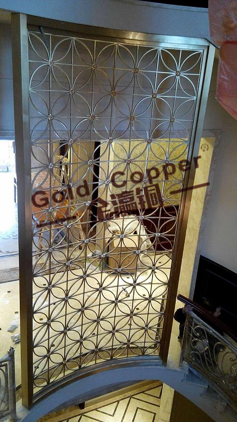 酒店銅隔斷 酒店銅隔斷